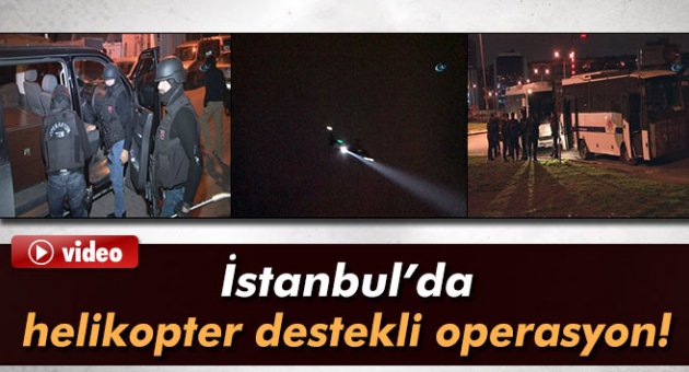İstanbul’da narkotik operasyonu