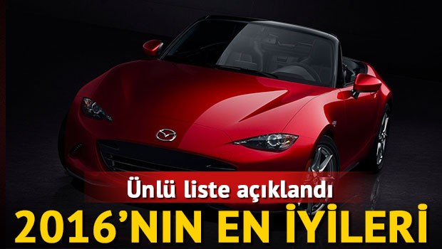 İşte 2016'nın En Favori Araba Listesi