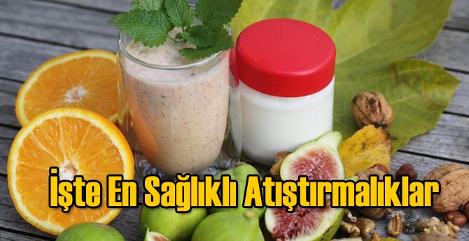 İşte En Sağlıklı Atıştırmalıklar
