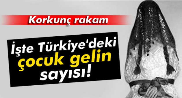 İşte Türkiye'deki çocuk gelin sayısı