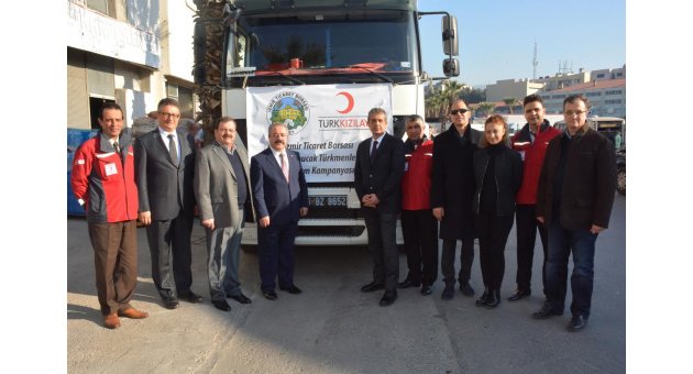 İTB ve Türk Kızılayı işbirliğiyle toplanan yardımlar Bayırbucak Türkmenleri için yola çıktı