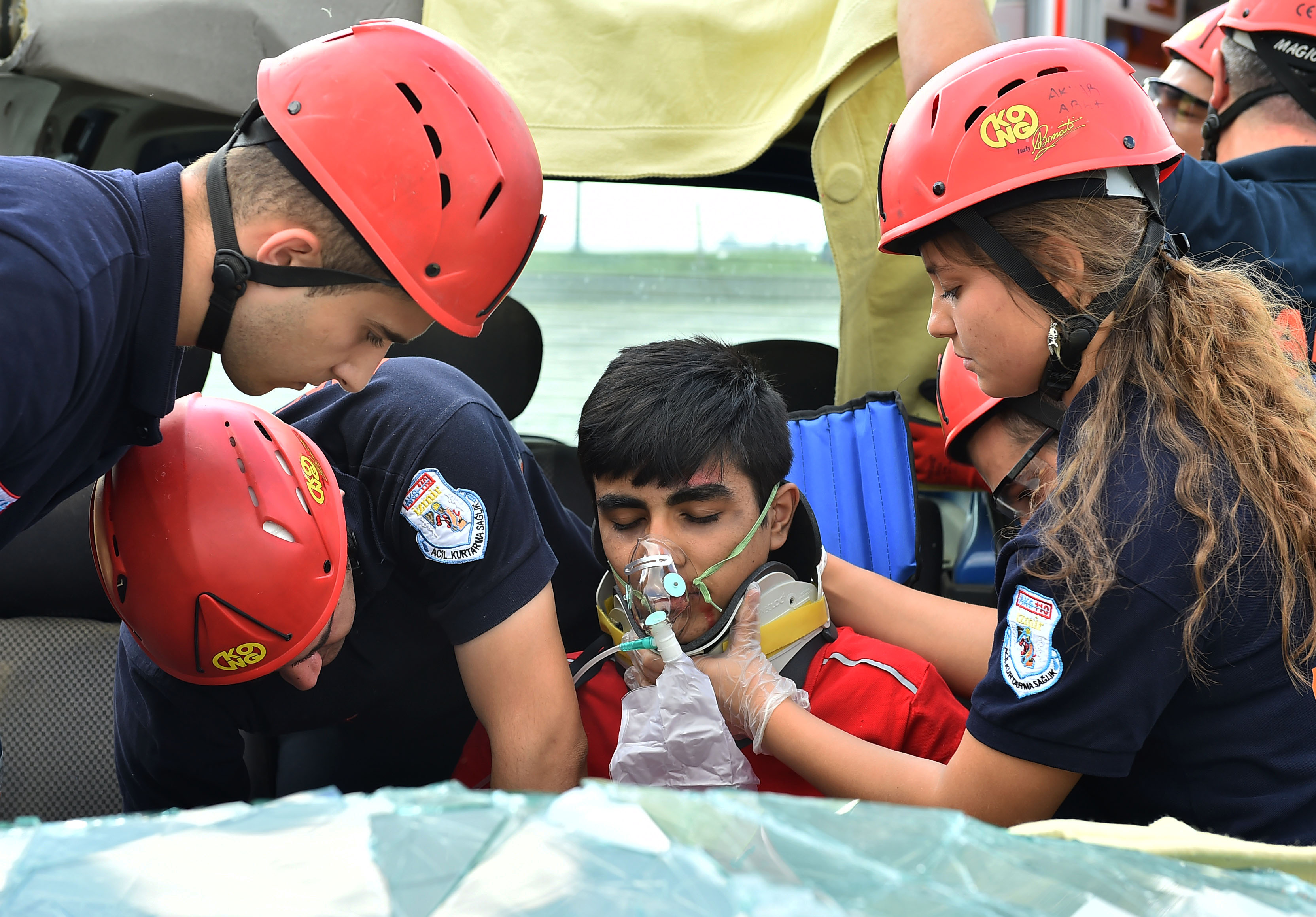 İtfayecilerden Gündoğdu Tatbikatı