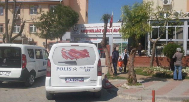 İzmir&#039;de elinde pompalı tüfekle hastaneyi bastı