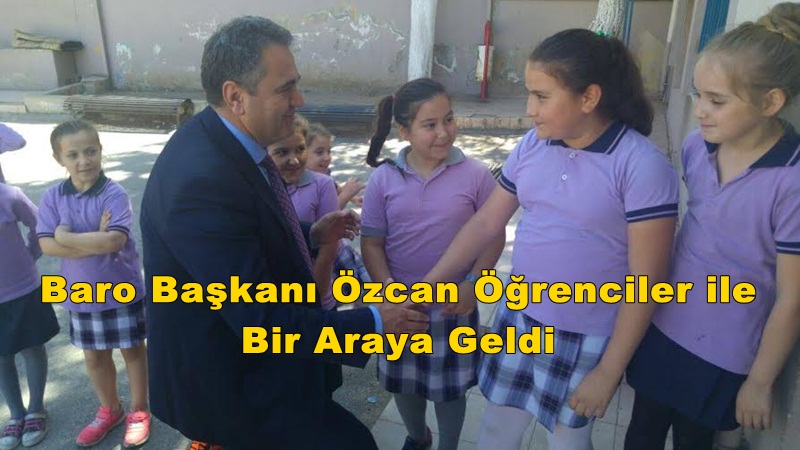 İzmir Barosu Başkanı Aydın Özcan Öğrencilerle Buluştu