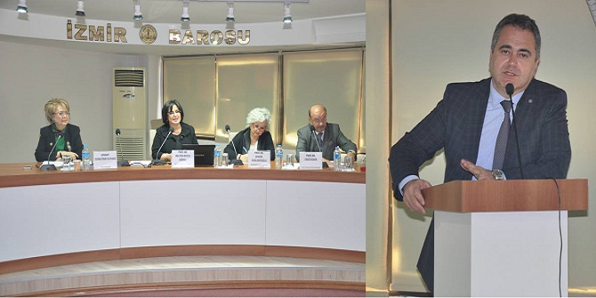 İzmir Barosu'ndan anlamlı panel