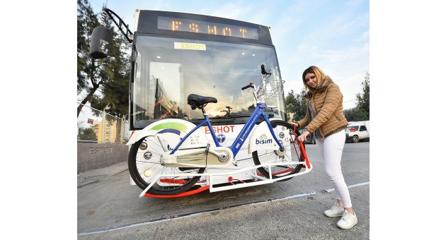 İzmir’de ''bisikletli otobüs'' dönemi başlıyor