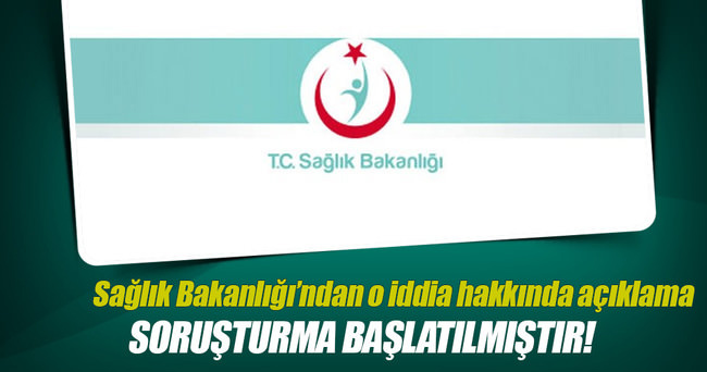 İzmir'deki O Hastaneye Bakan Talimatı.