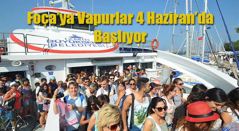İzmir'den Foça'ya Vapur Seferlerine Sayılı Gün Kaldı