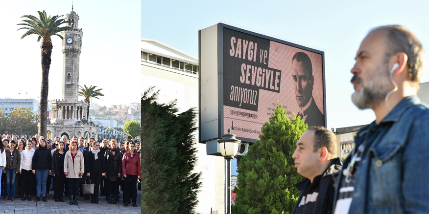 İzmir&#039;de saat 9&#039;u beş geçe...