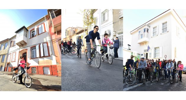 İzmirli bisikletçiler tarihin peşinde