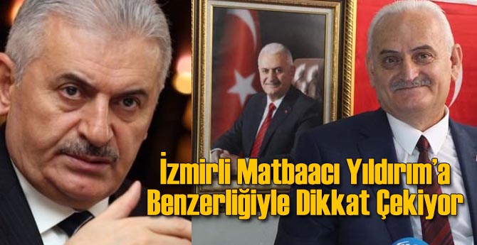 İzmirli Matbaacı Binali Yıldırım'a Tıpatıp Benziyor