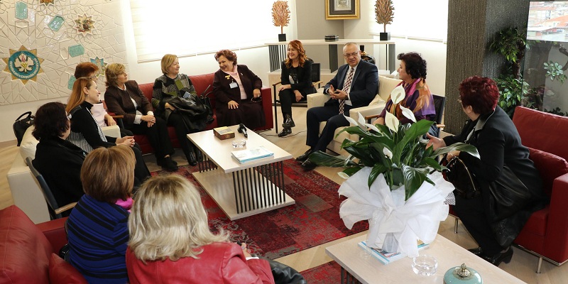 Kadınlardan Başkan Ergün’e Teşekkür Ziyareti