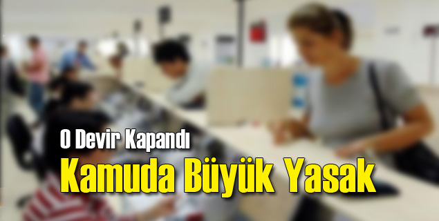 Kamuda Büyük Yasak