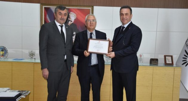 Kan bağışı desteğine teşekkür belgesi