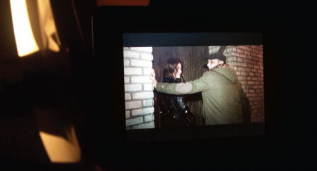 Kapı önünde panik