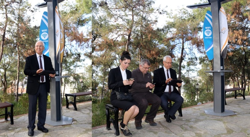 Karabağlar’da ücretsiz internet keyfi