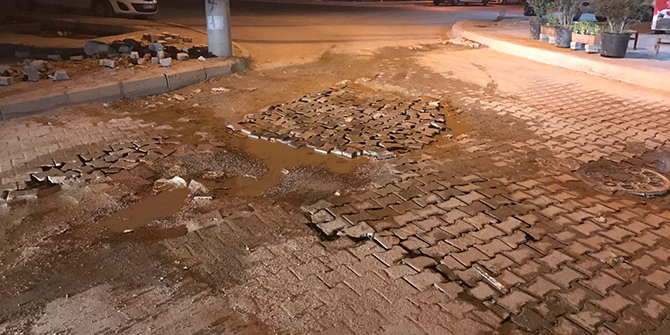 KARABAĞLAR SOKAKLARI RALLİ PİSTİ GİBİ