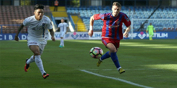 Karabükspor Trabzonspor&#039;u farklı mağlup etti