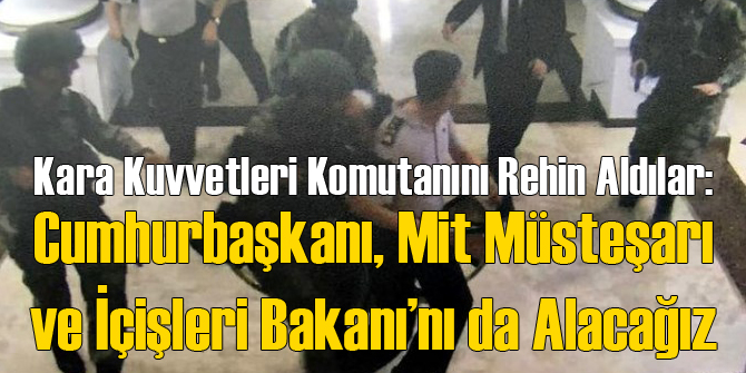 Kara Kuvvetleri Komutanı&#039;nın İfadesi Çıktı