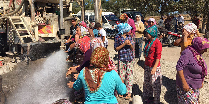 KARAVELİLER SUYUNA KAVUŞUYOR