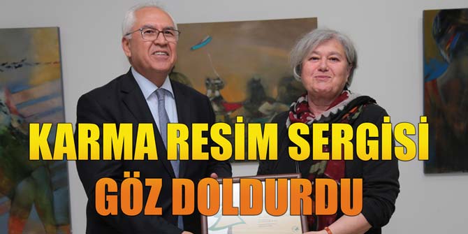 Karma resim sergisi göz doldurdu