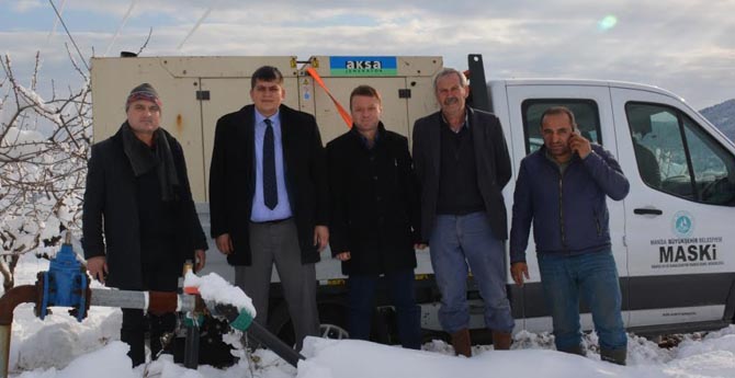 Kar MASKİ'ye Engel Olamıyor