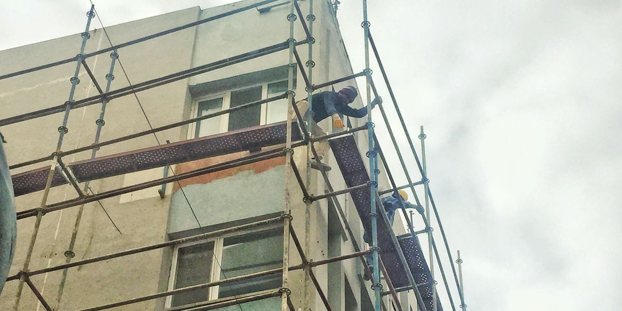 Karşıyaka Çarşısı'nda korkutan görüntü