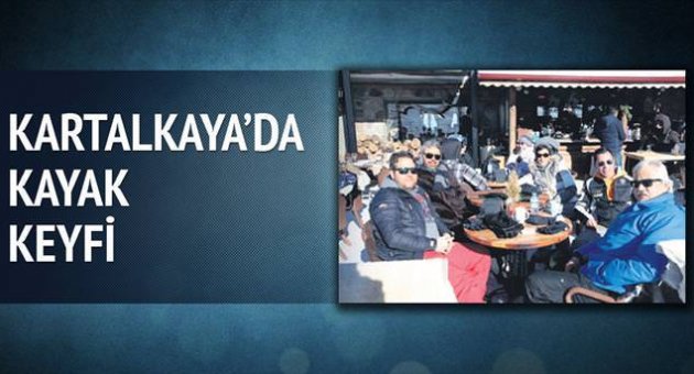 Kartalkaya'da kayak keyfi