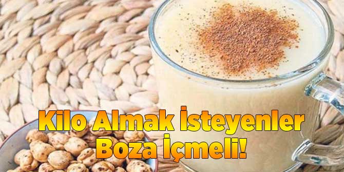 Kilo Almak İsteyenler Boza İçmeli!