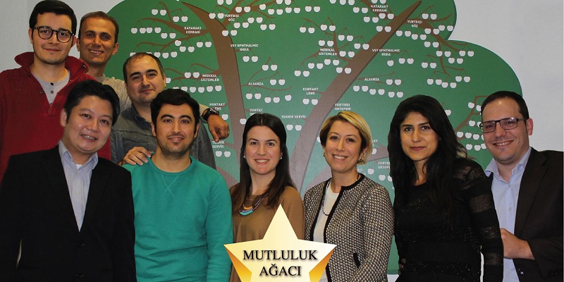 Kirazlar çiçek açıyor; ekip motive oluyor!