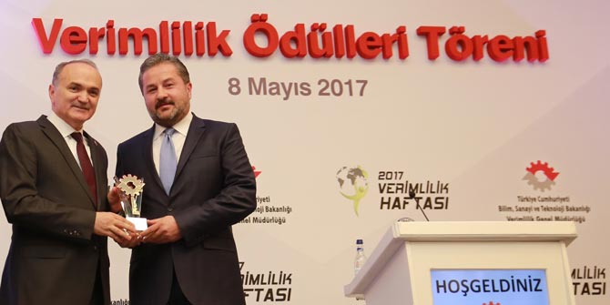 Kocaer, Verimlilik Proje Ödülleri’nde birinci oldu