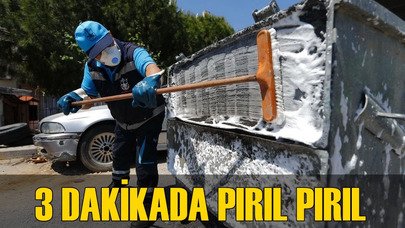 Konak'ta Çöp Konteynerleri Temizlendi