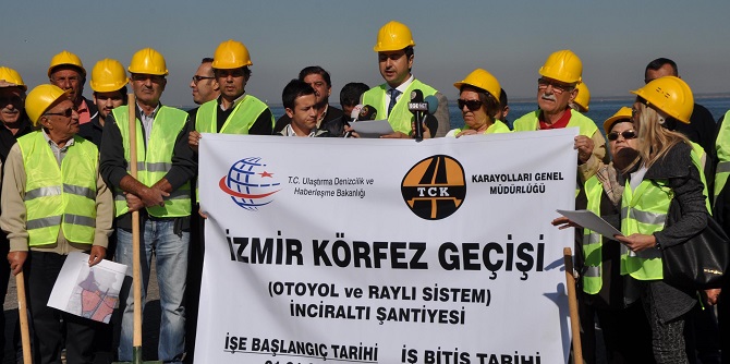 Körfez Geçişi'ne ilk kazma vuruldu