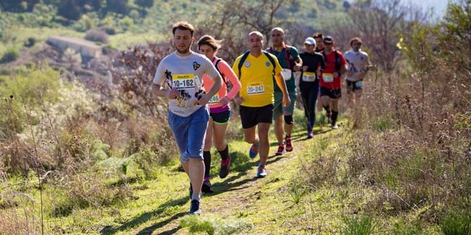Koşucular bu parkurlara hayran kaldı