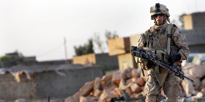 Kritik üsse bir grup Amerika askeri geldi