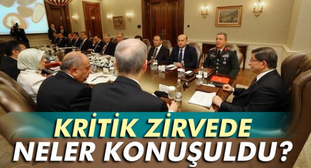 Kritik zirvede neler konuşuldu?