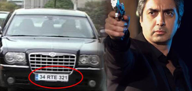 Kurtlar Vadisi&#039;nde RTE Plakası Ortalık Karıştırdı