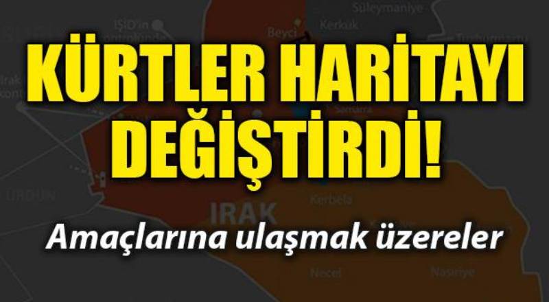 Kürtler haritayı değiştirdi