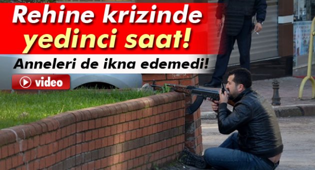 Kuyumcuda rehine krizi yedinci saatinde