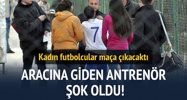 Lisansı çalınan kadın futbolcular maça çıkamadı