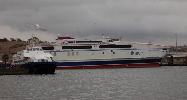 Lodos nedeniyle İDO seferi iptal