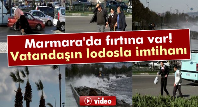 Lodos vatandaşlara zor anlar yaşattı