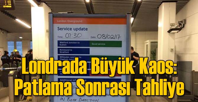 Londra'da Büyük Kaos! Patladı...