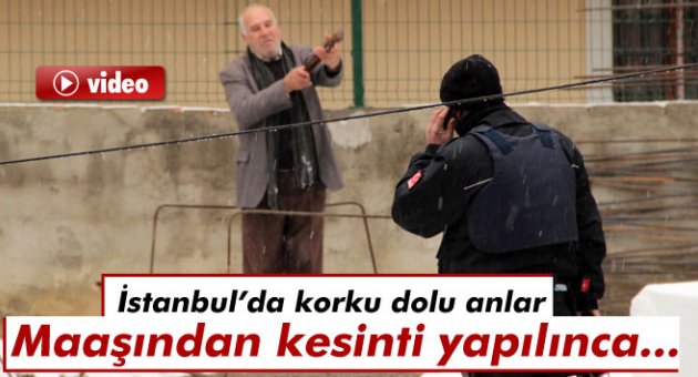 Maaşından kesinti yapılan bekçi av tüfeğiyle korku saçtı