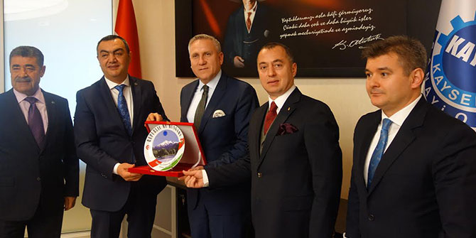 Macar Büyükelçi Kiss ve Fahri Konsolos Şahbaz Kayseri'de