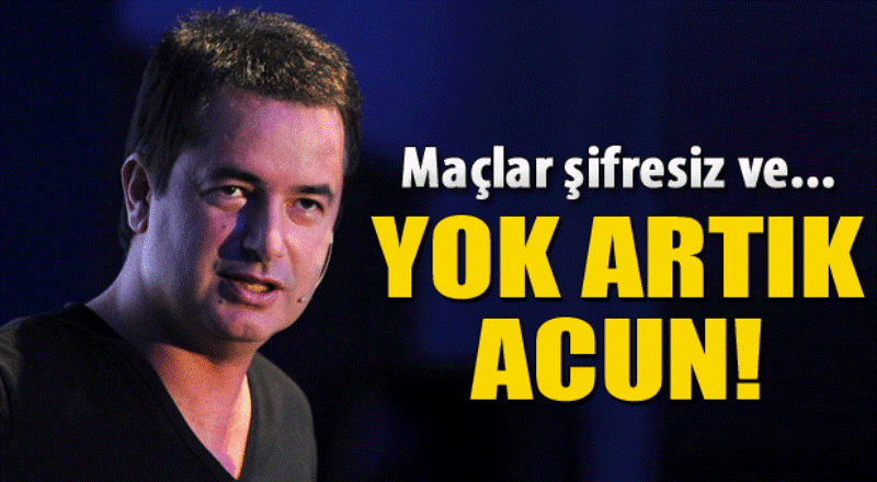 Maçlar şifresiz ve...