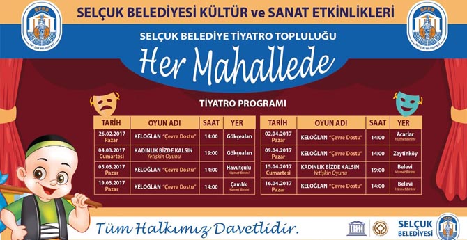 Mahalleler Tiyatroyla Buluşacak