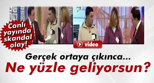 Mahmut Tuncer'in programında şok olay