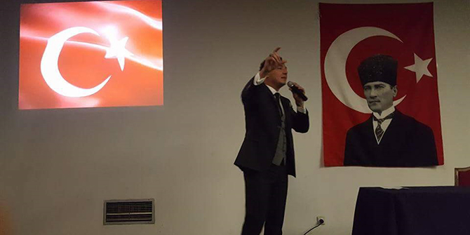 Makedonya&#039;da Atatürk Gösterisi