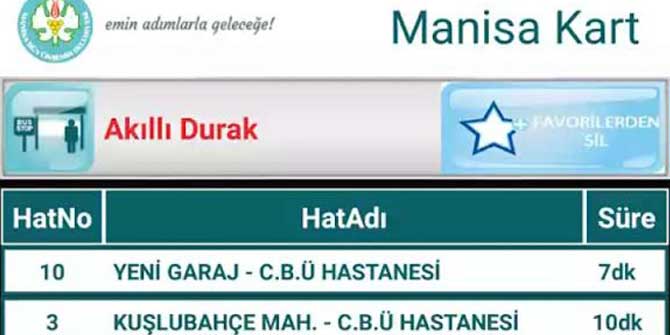 Manisa Kart Artık Mobil’de 